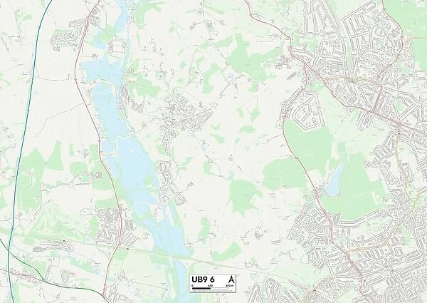 South Buckinghamshire UB9 6 Map