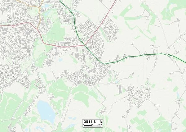 South Derbyshire DE11 8 Map