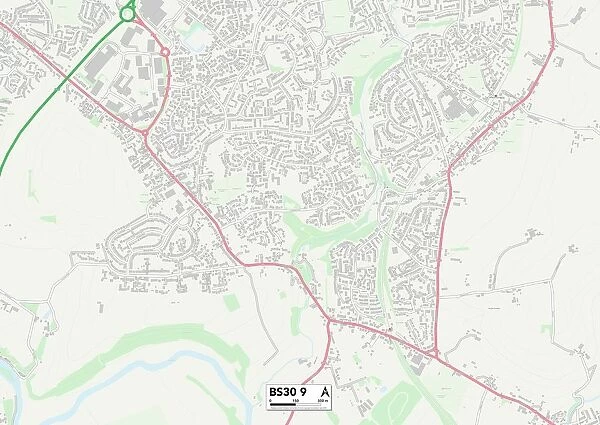 South Gloucestershire BS30 9 Map