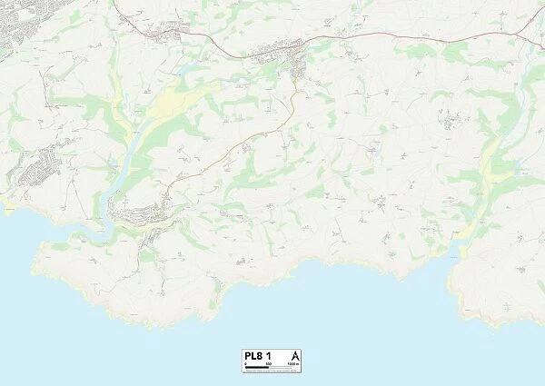 South Hams PL8 1 Map