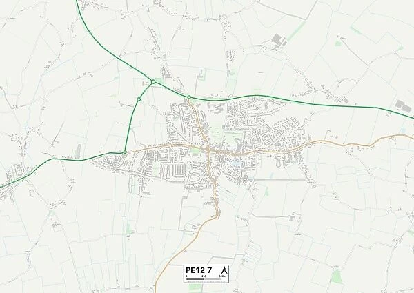South Holland PE12 7 Map