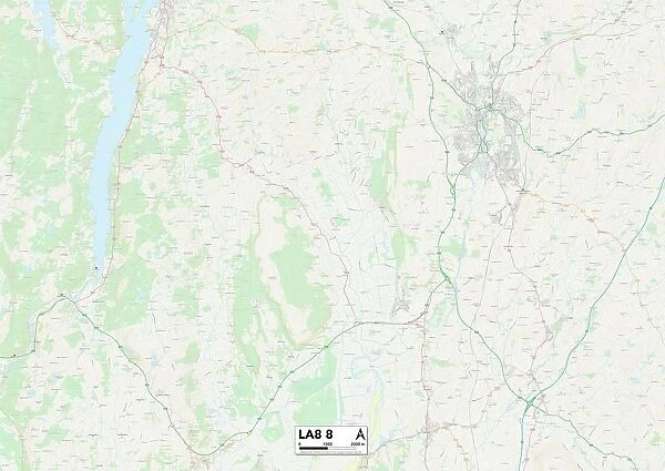 South Lakeland LA8 8 Map