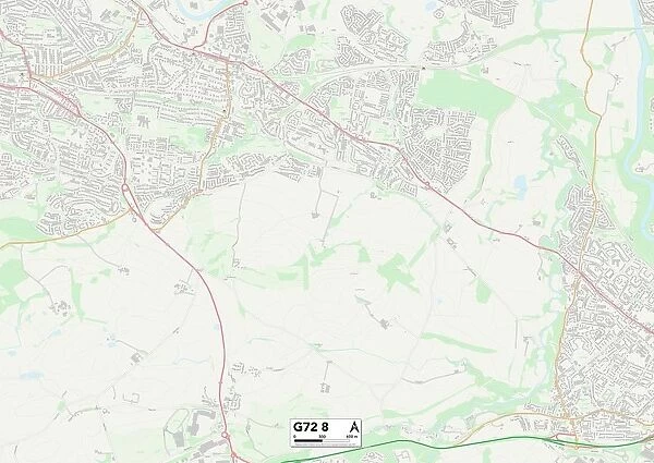 South Lanarkshire G72 8 Map