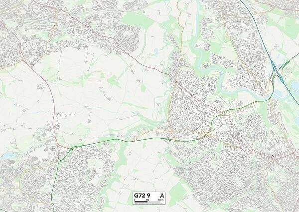 South Lanarkshire G72 9 Map