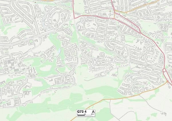 South Lanarkshire G73 4 Map