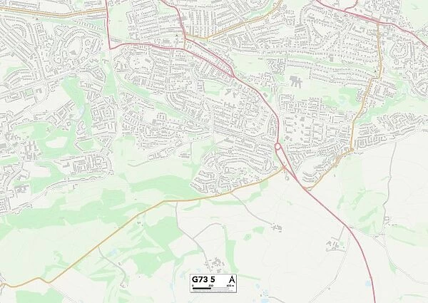 South Lanarkshire G73 5 Map