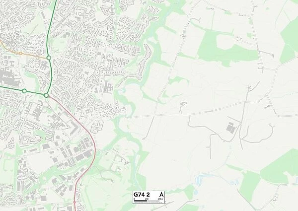 South Lanarkshire G74 2 Map