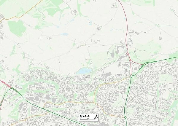 South Lanarkshire G74 4 Map