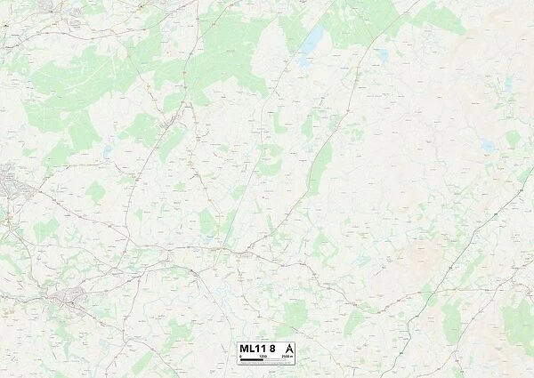 South Lanarkshire ML11 8 Map
