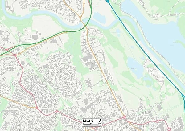 South Lanarkshire ML3 0 Map