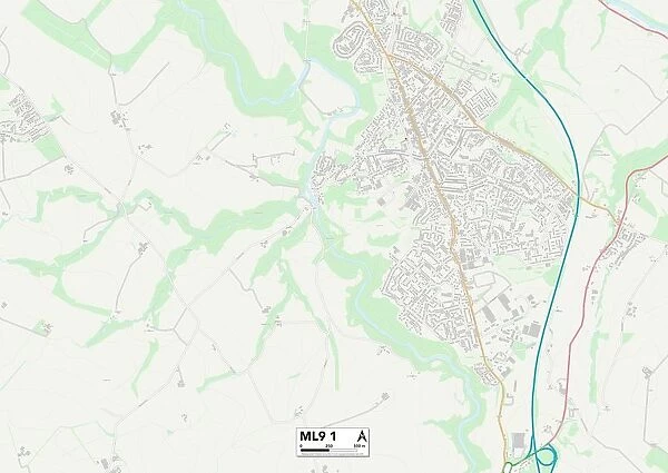South Lanarkshire ML9 1 Map