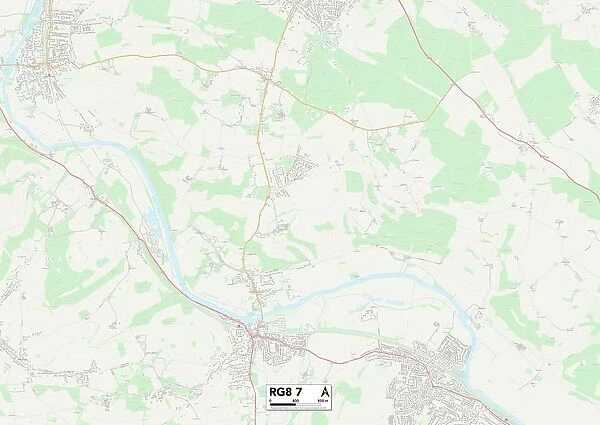 South Oxfordshire RG8 7 Map