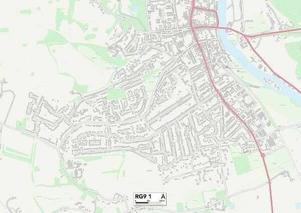 South Oxfordshire RG9 1 Map