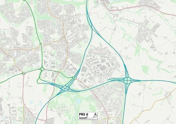 South Ribble PR5 6 Map