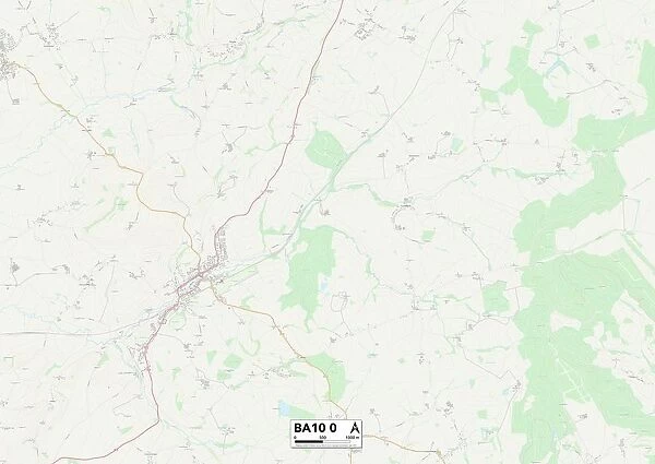 South Somerset BA10 0 Map