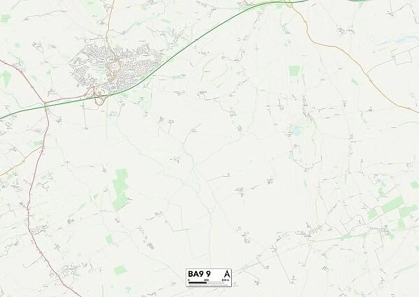 South Somerset BA9 9 Map