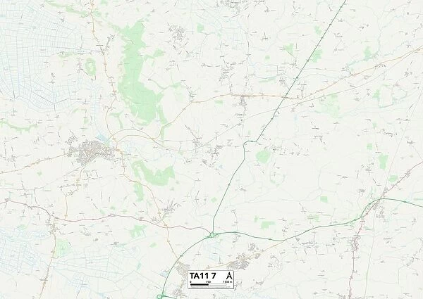 South Somerset TA11 7 Map