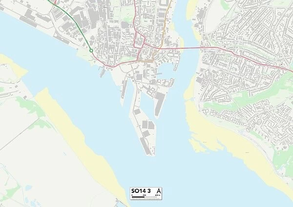Southampton SO14 3 Map