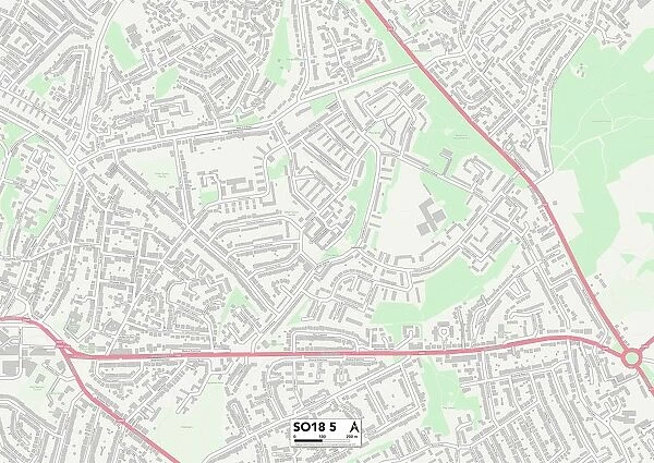 Southampton SO18 5 Map