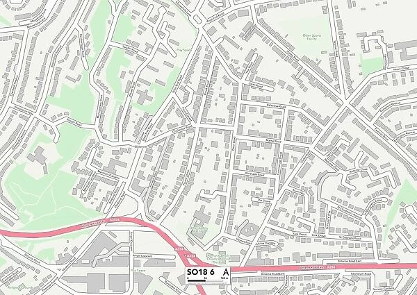 Southampton SO18 6 Map