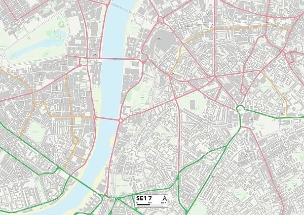 Southwark SE1 7 Map