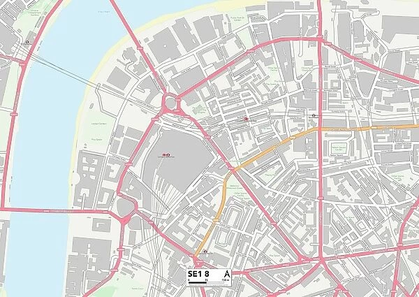 Southwark SE1 8 Map