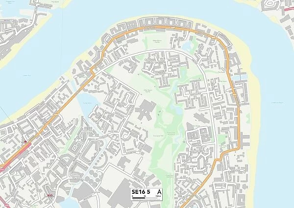 Southwark SE16 5 Map