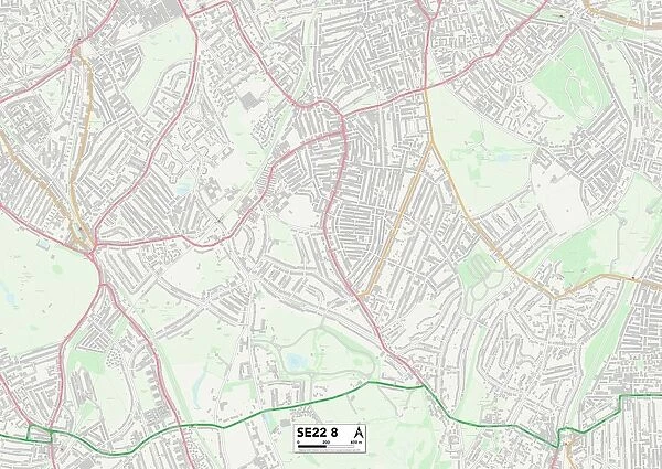 Southwark SE22 8 Map