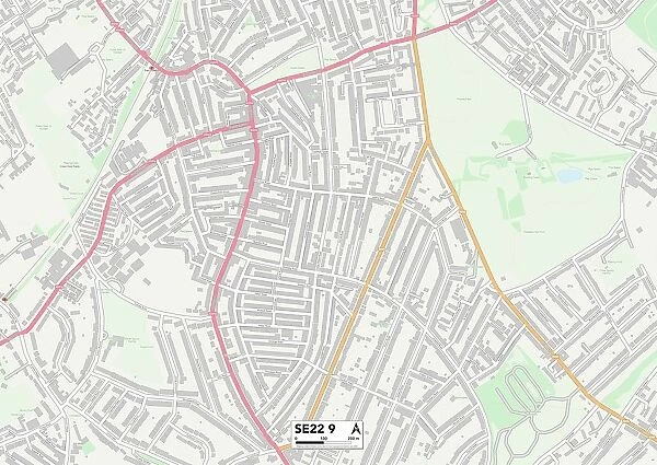 Southwark SE22 9 Map