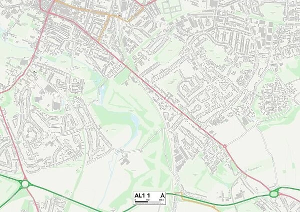 St Albans AL1 1 Map