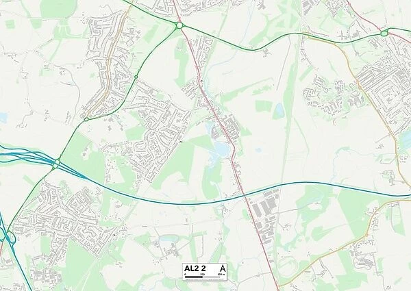 St Albans AL2 2 Map