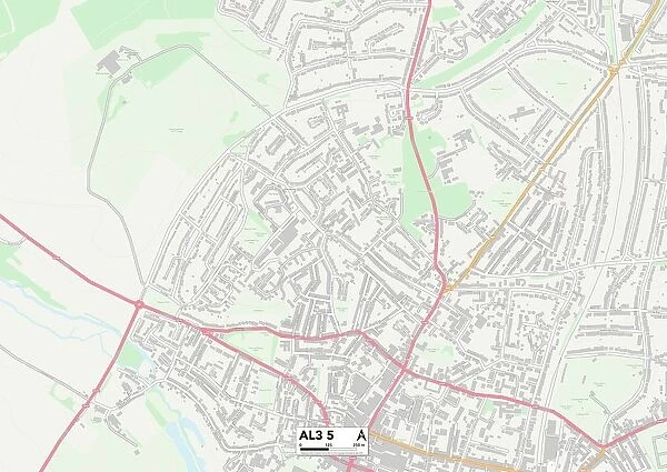 St Albans AL3 5 Map