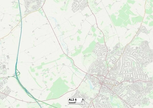 St Albans AL3 6 Map