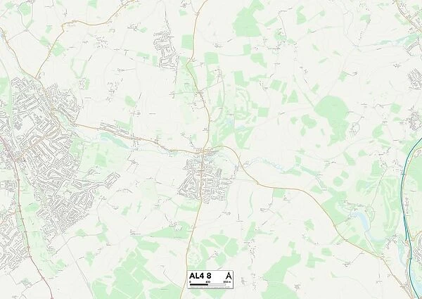 St Albans AL4 8 Map