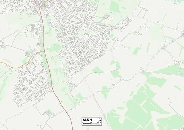 St Albans AL5 1 Map