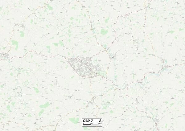 St Edmundsbury CB9 7 Map