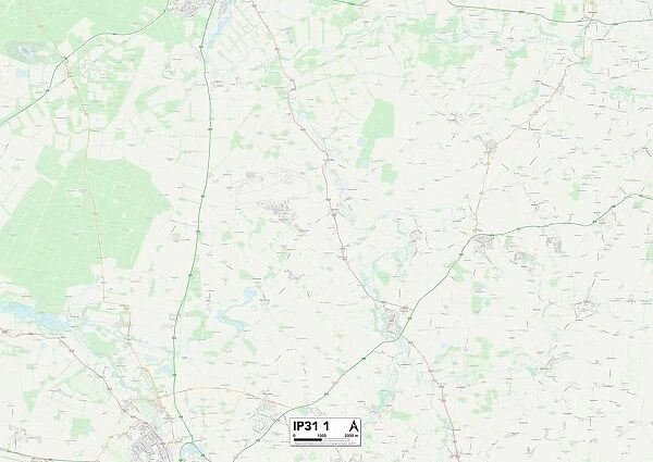 St Edmundsbury IP31 1 Map