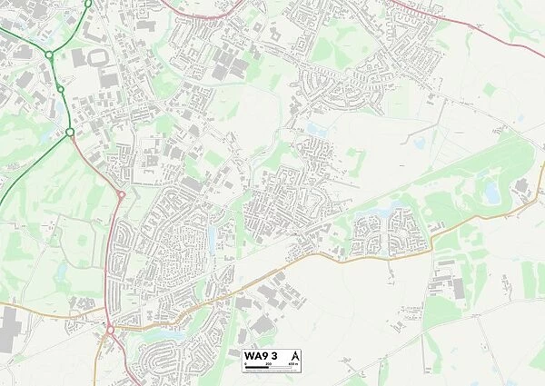 St. Helens WA9 3 Map