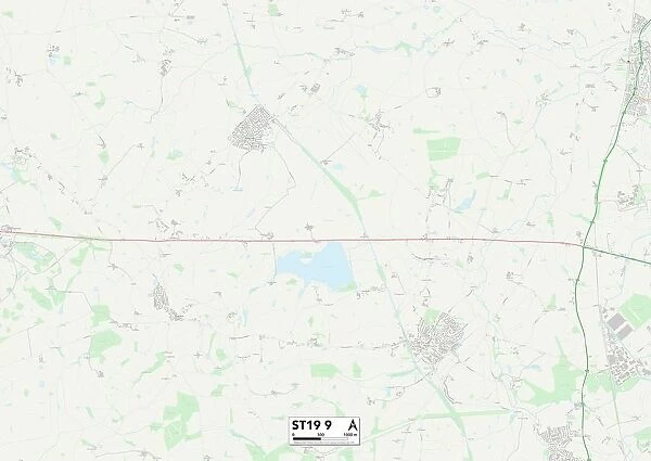 Staffordshire ST19 9 Map