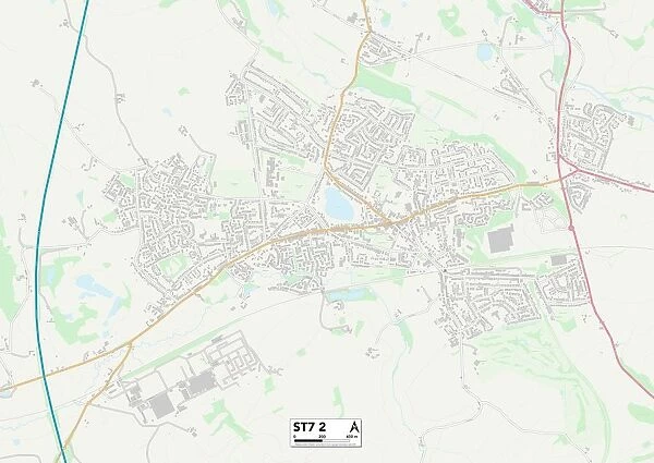 Staffordshire ST7 2 Map