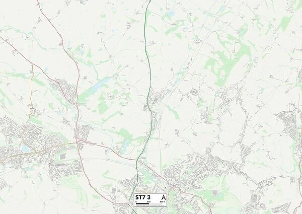 Staffordshire ST7 3 Map