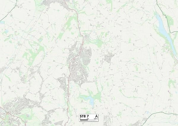 Staffordshire ST8 7 Map