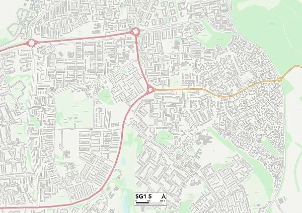 Stevenage SG1 5 Map