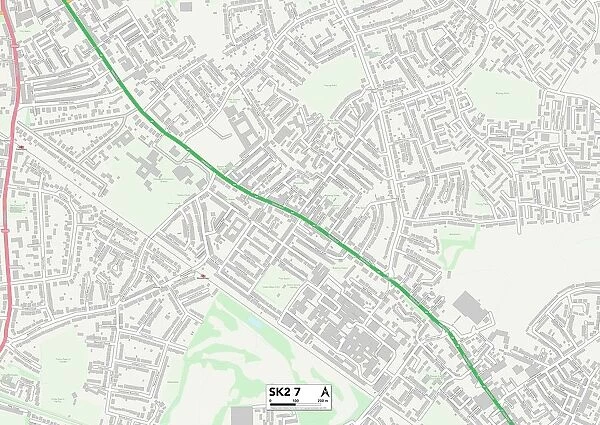 Stockport SK2 7 Map