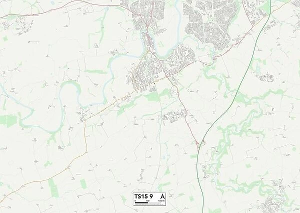 Stockton-on-Tees TS15 9 Map