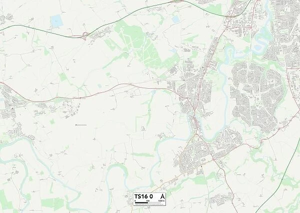 Stockton-on-Tees TS16 0 Map