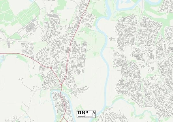 Stockton-on-Tees TS16 9 Map