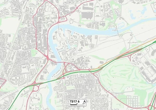 Stockton-on-Tees TS17 6 Map