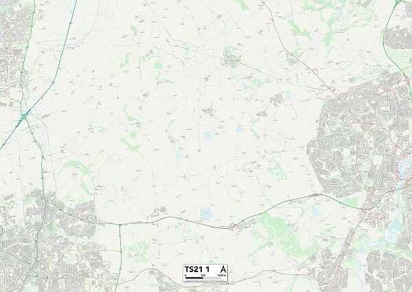 Stockton-on-Tees TS21 1 Map