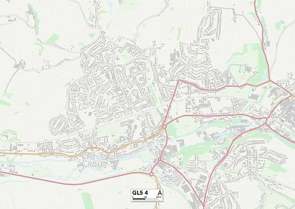 Stroud GL5 4 Map